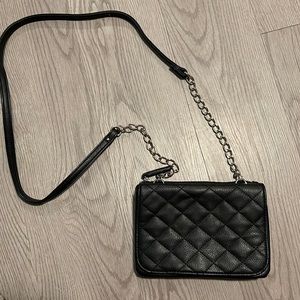 Black crossbody bag